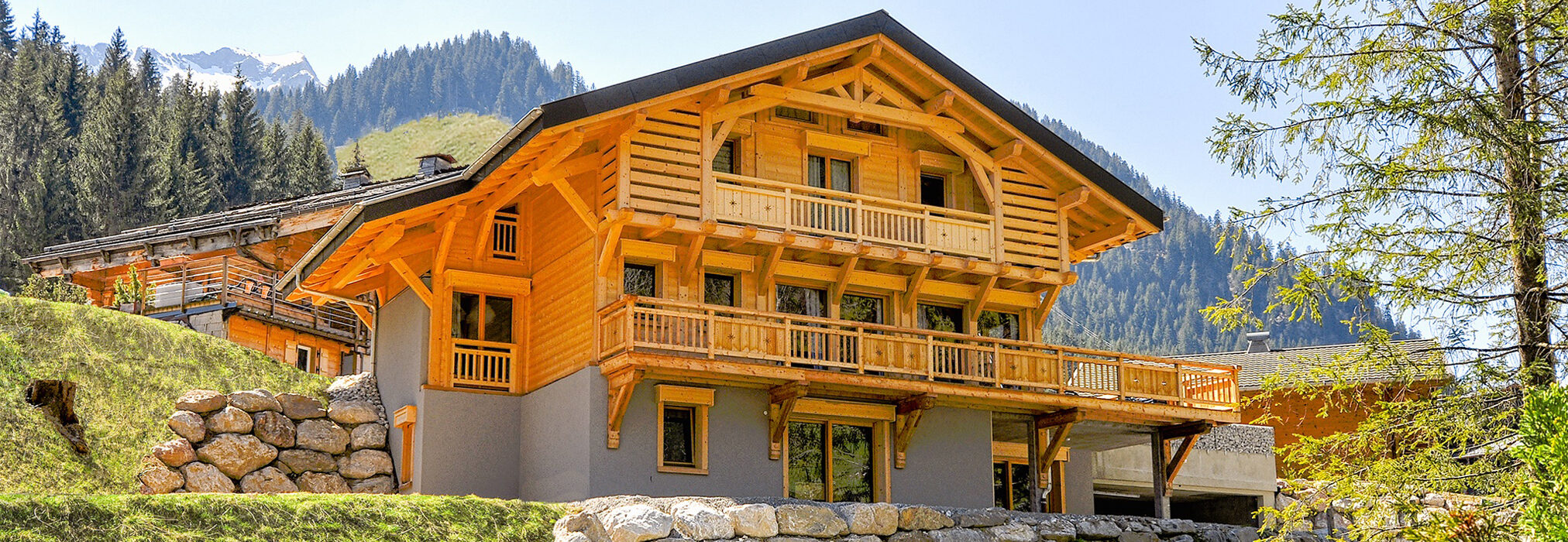 Chalet Frankreich Sommer