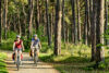 Kühlungsborn Wald Fahrradfahrer