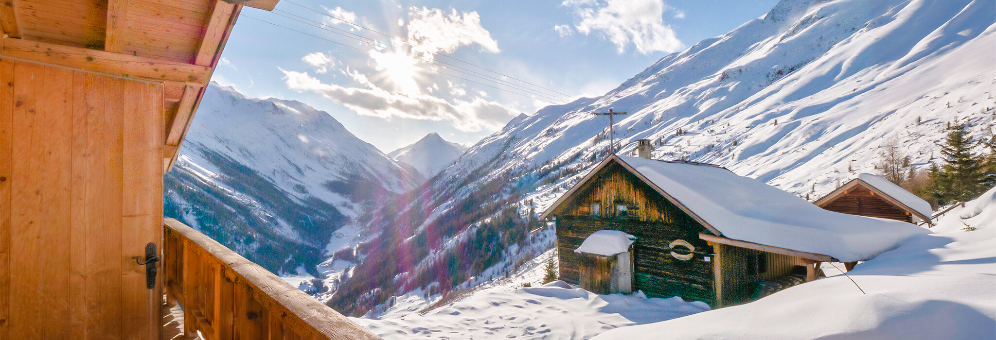 Alpen-Skihütte für familienfreundlichen Winterurlaub in der Schweiz