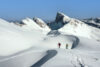 wanderer schweizer alpen