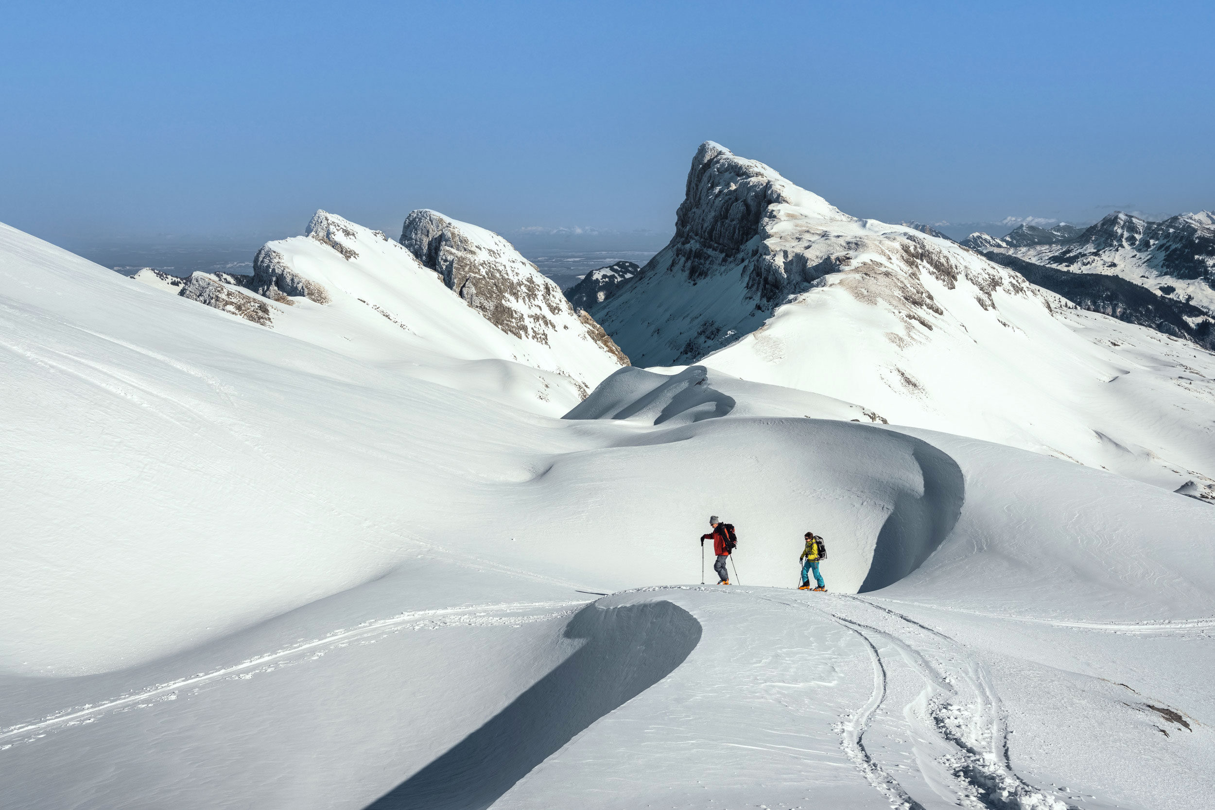 wanderer schweizer alpen
