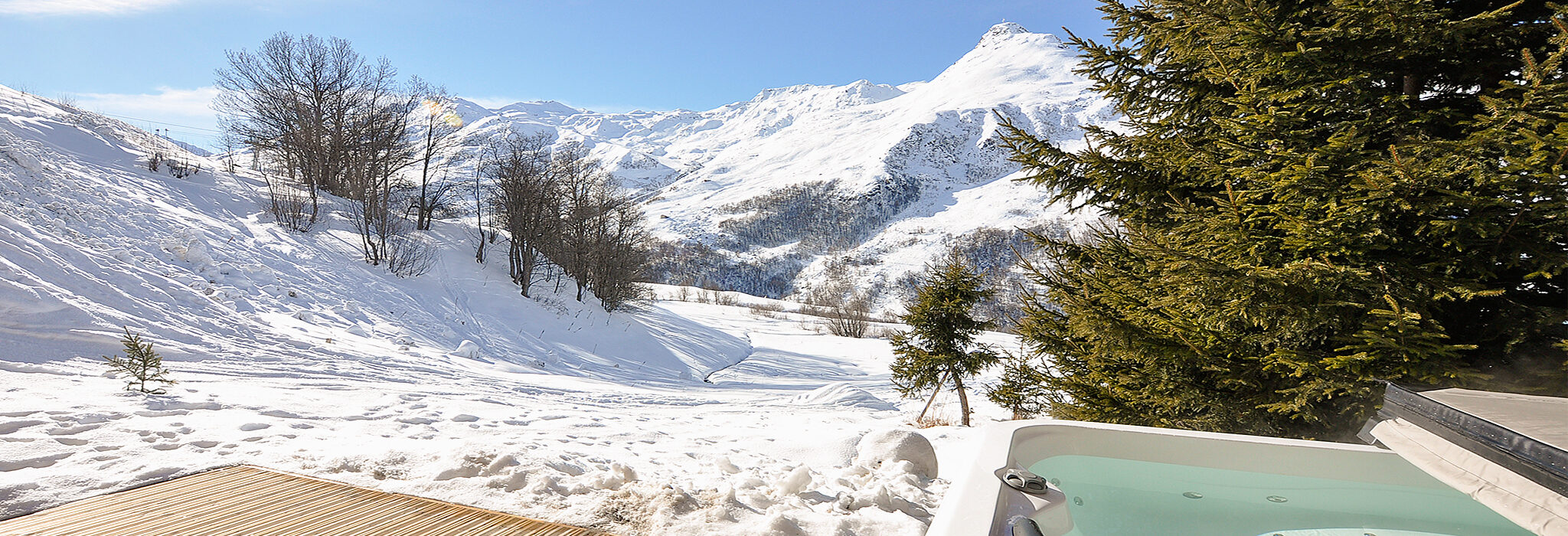 Skiurlaub Whirlpool Trois Vallées Alpen