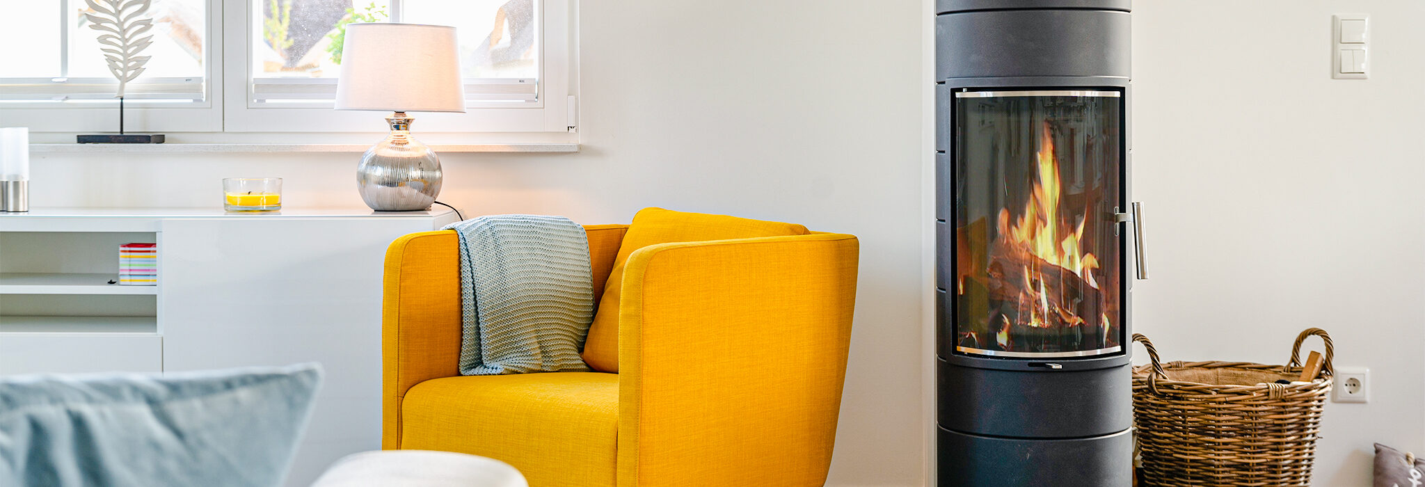 Haus mit Kamin an der Ostsee
