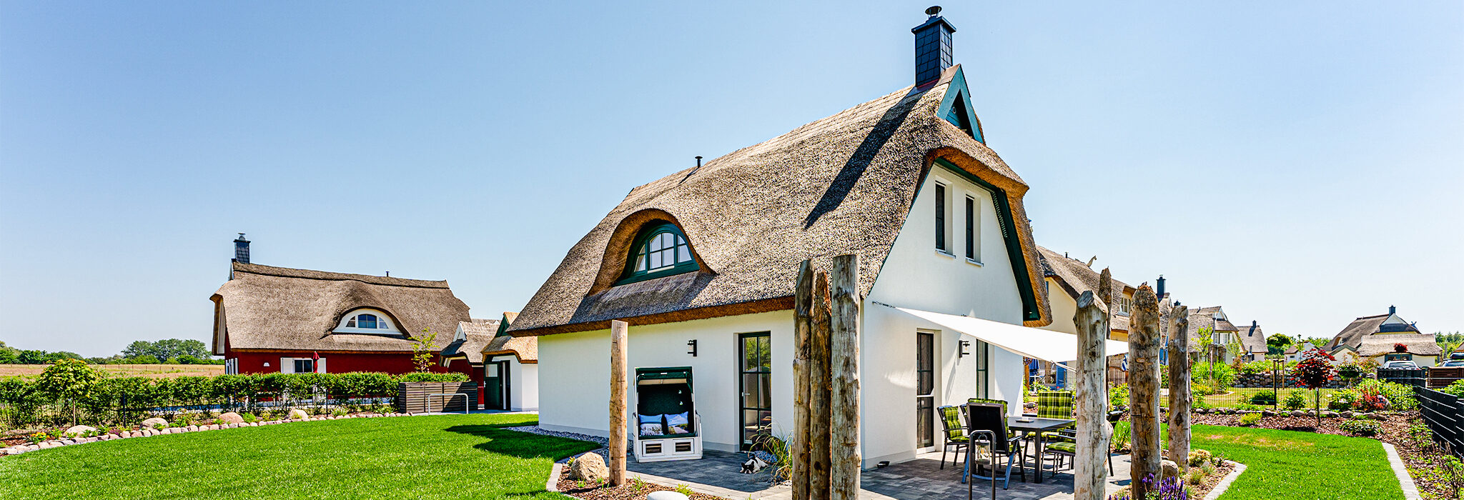 Reetdachhaus mit Terrasse - Insel Usedom