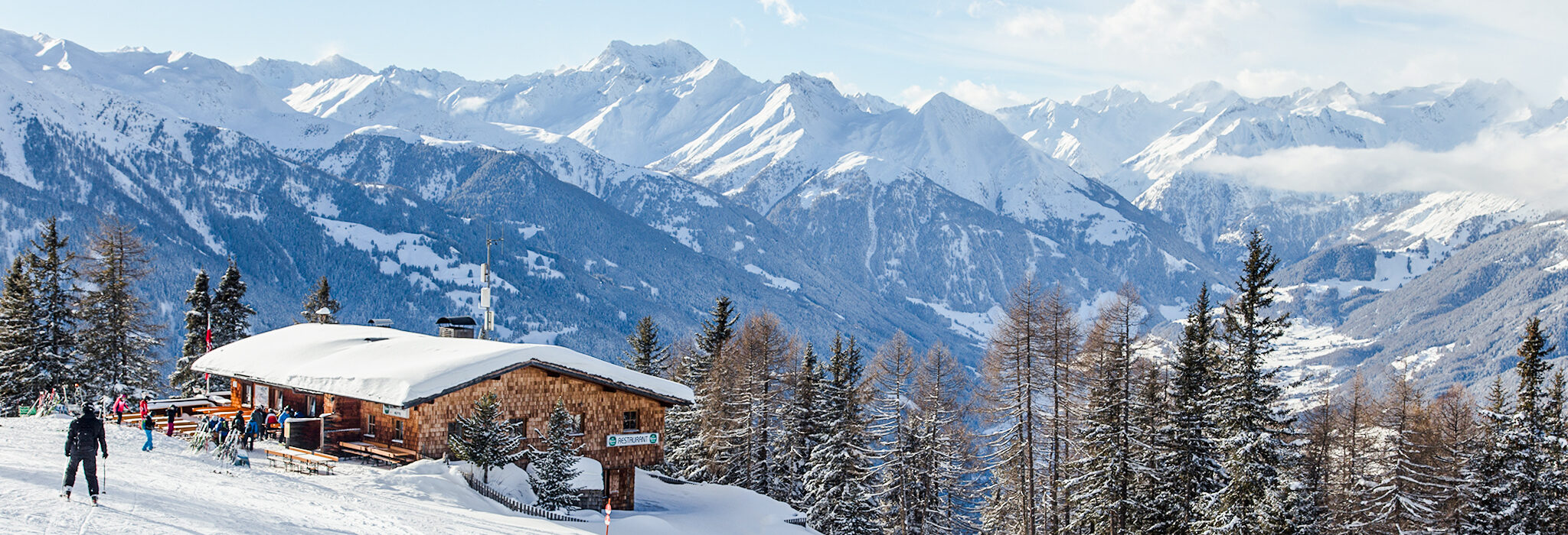 Berghütte mit Panorama in die Berge Heiligenblut
