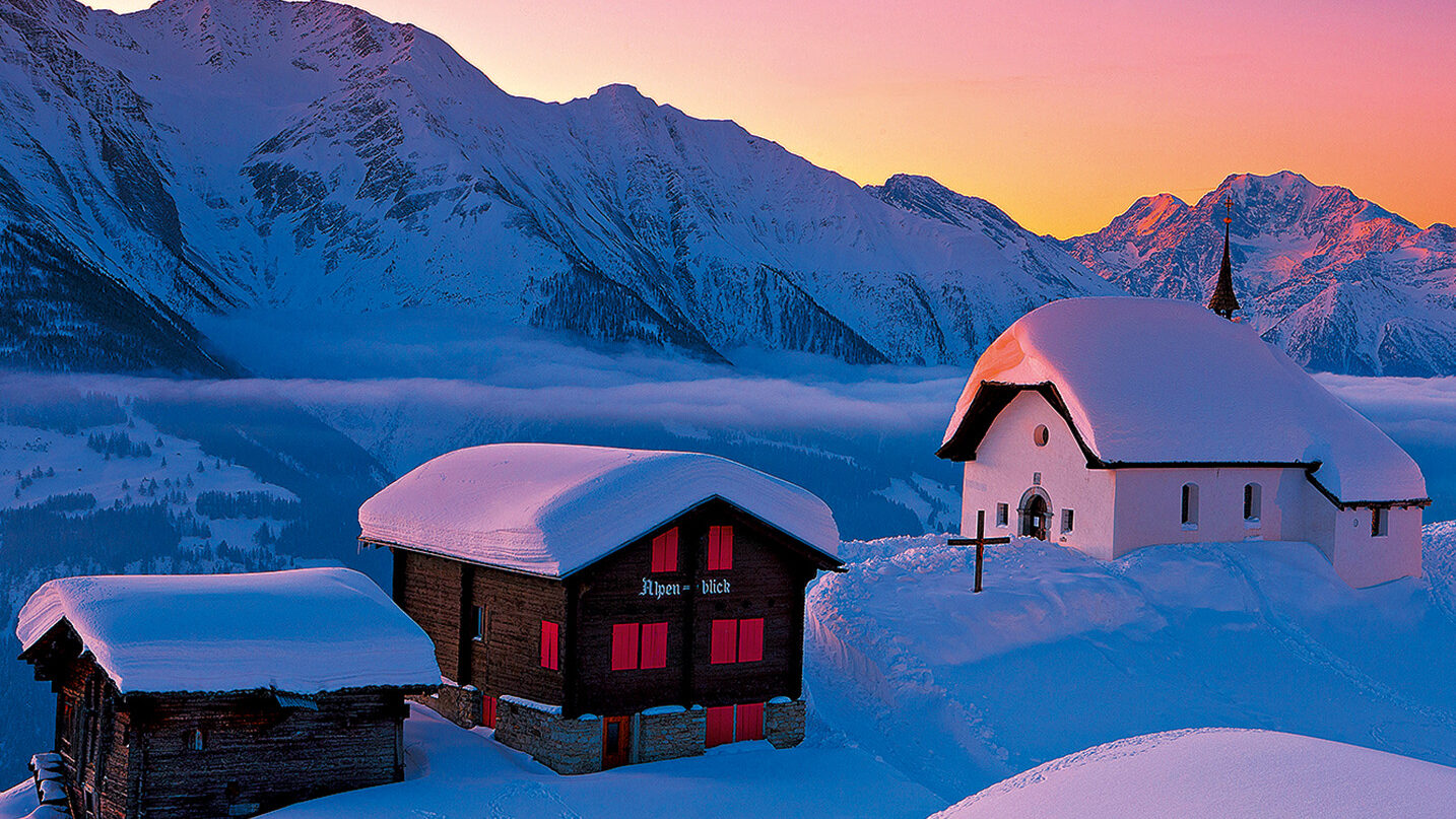 Fiescheralp Berpanorama