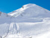 Skilift mit Tiefschnee in Saas Fee
