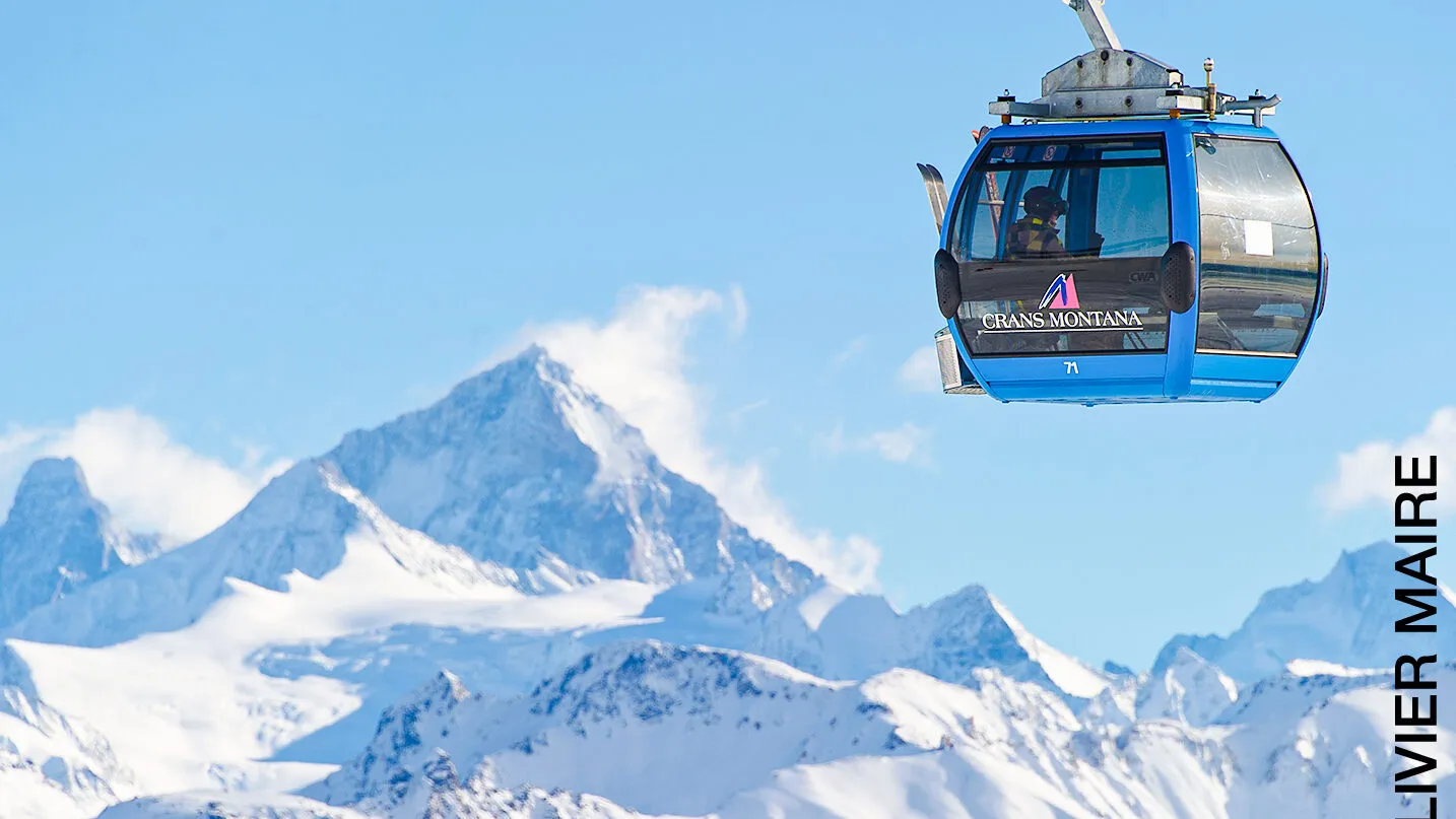 Bergpanorama Crans Montana
