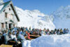 Mittagspause im Schnee