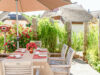 parow kramerhof terrasse garten reetdachhaus
