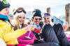 Aprés Ski auf der Hütte Österrich Freunde
